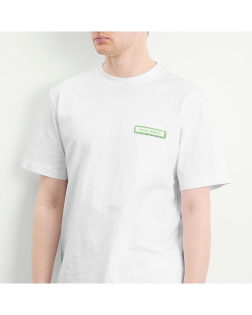 Daily Paper White Air Freshener Shield T-Shirt for men