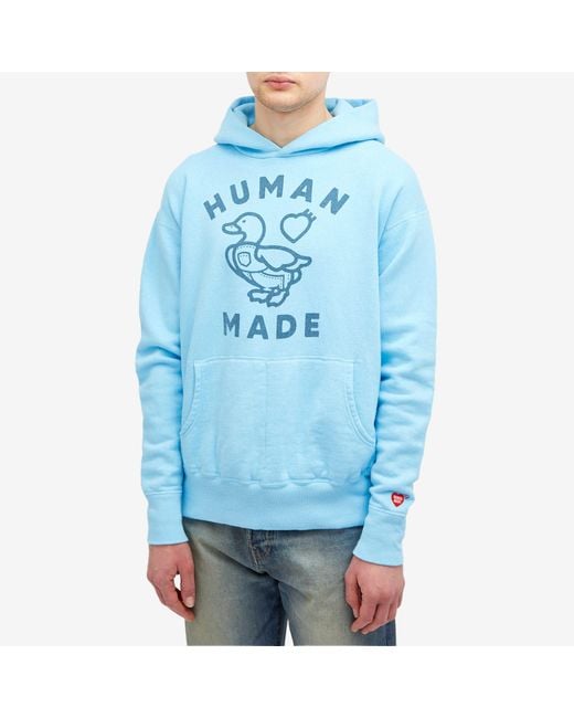 Human Made Blue Tsuriami Duck Hoodie for men