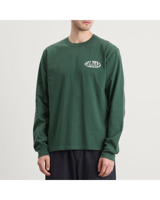 Palmes Green Angels Long Sleeve T-Shirt for men