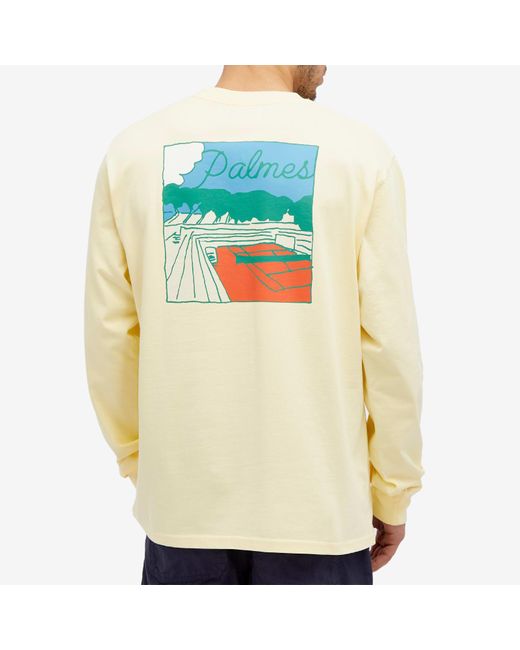 Palmes Natural Sunset Long Sleeve T-Shirt Sunfaded for men