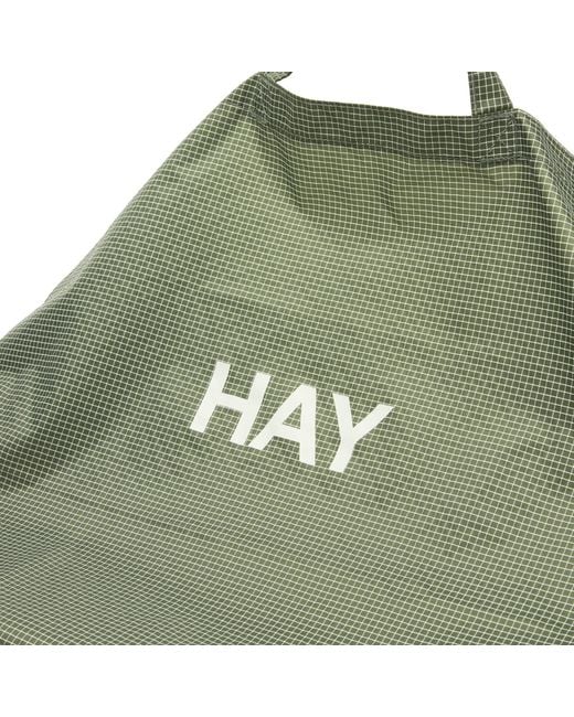 Hay Green Grid Crossover Bag