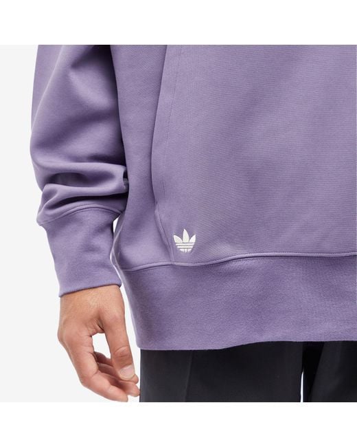 Adidas Purple Neuclassics Hoodie for men