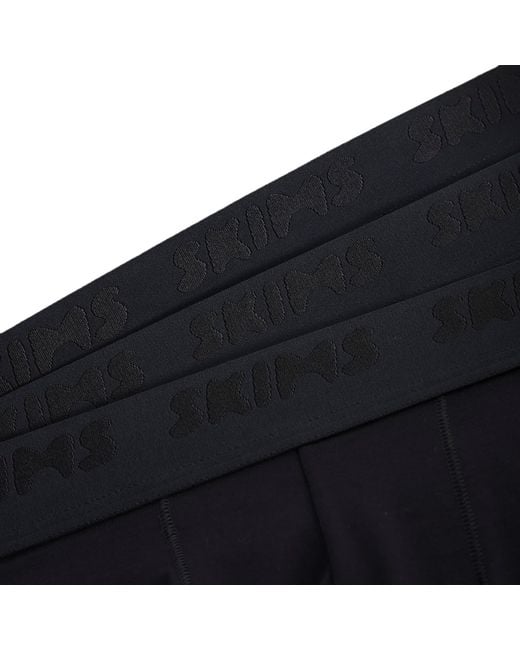 Skims Black Stretch Boxer Brief 5" for men