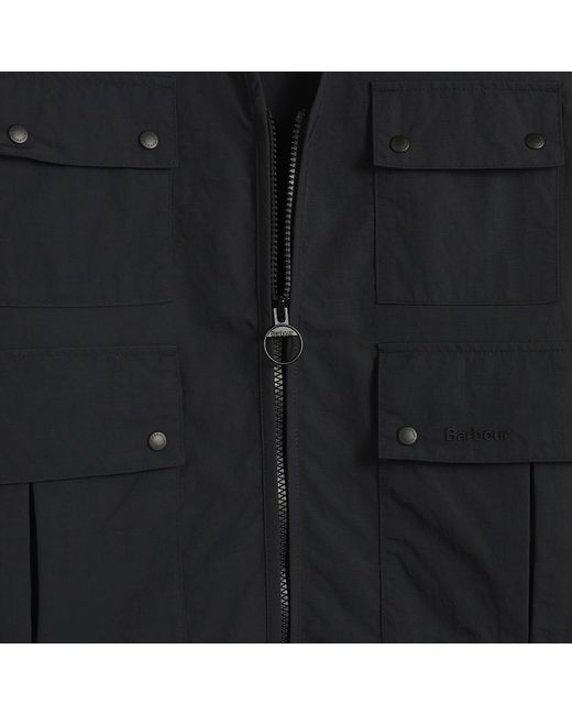 Barbour Black Fly Fishing Vest for men