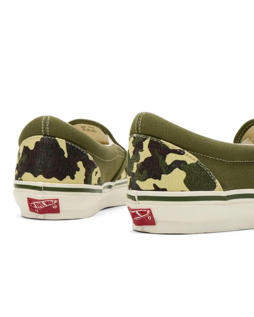 Vans Green Lx Classic Slip-On 98 Sneaker