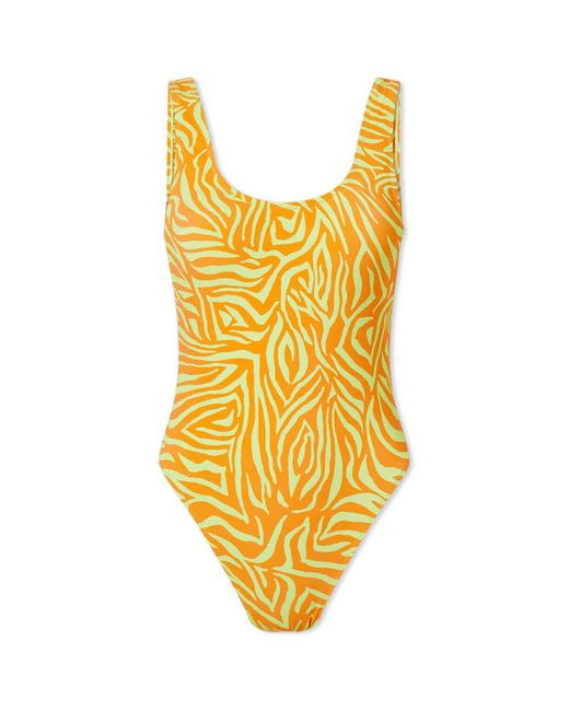 It's Now Cool Synthetic Showtime Swimsuit in Yellow | Lyst