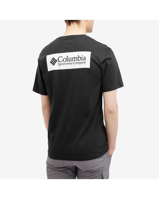 Columbia Black North Cascades T-Shirt for men