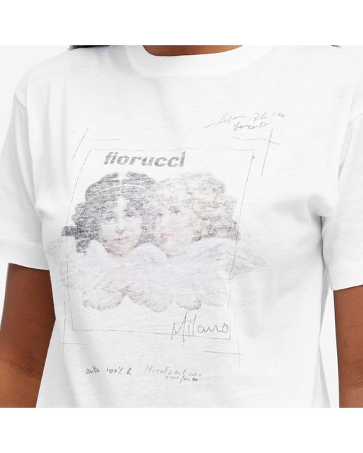 Fiorucci White Angel Postcard T-Shirt