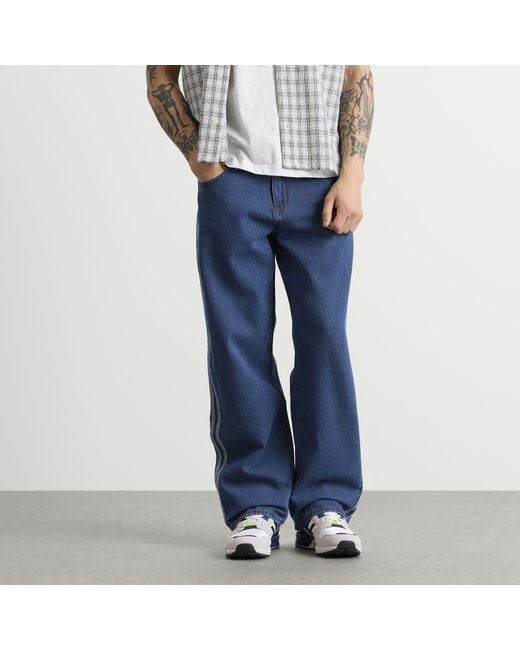 Adidas Blue Denim Jeans for men