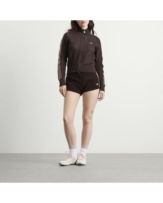 Adidas Black Crochet Shorts
