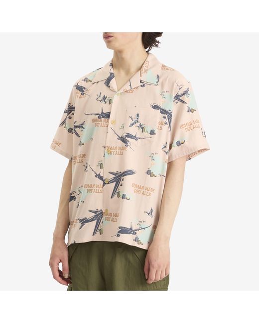 Human Made Natural Aeroplane Vacation Shirt for men