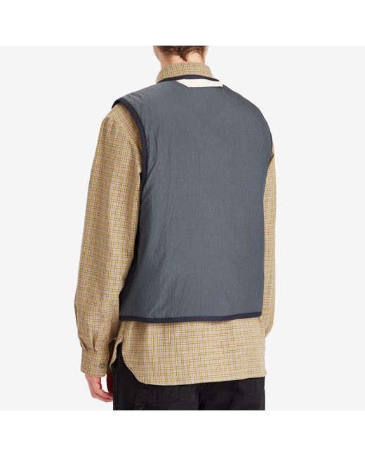 Merely Made Blue Reversible Vest for men