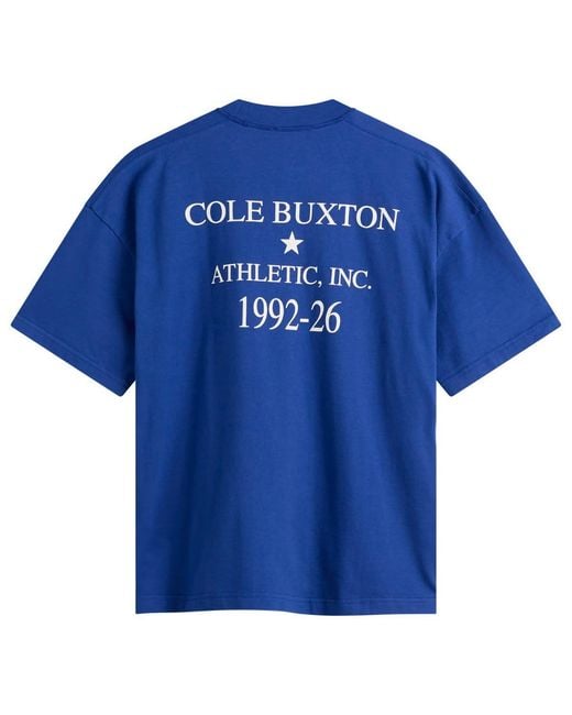 Cole Buxton Blue Athletic Inc T-Shirt for men