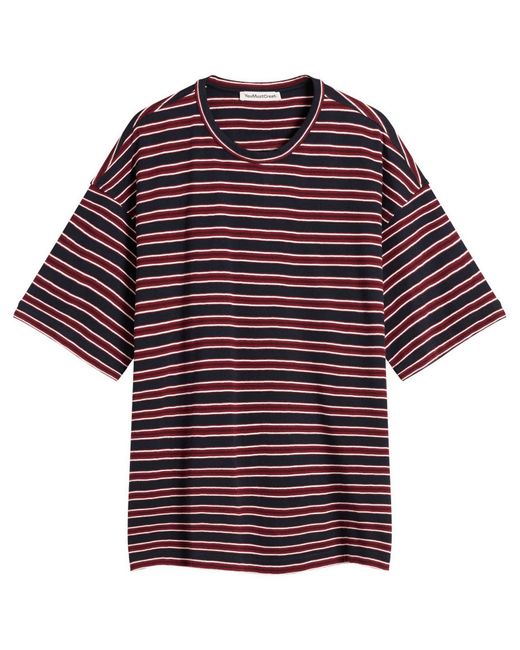 YMC Red Triple Stripe T-Shirt for men
