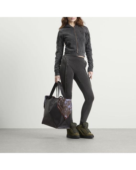 OTTOLINGER Black Pu Beach Bag