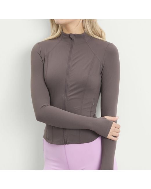 Tala Brown Dayflex Zip Through Running Jacket