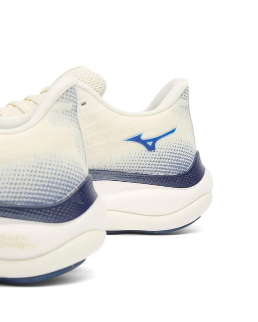 Mizuno White Running Wave Sky 9 Sneaker for men