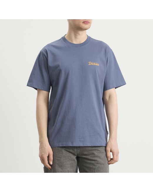 Dickies Blue Wellsville T-Shirt for men