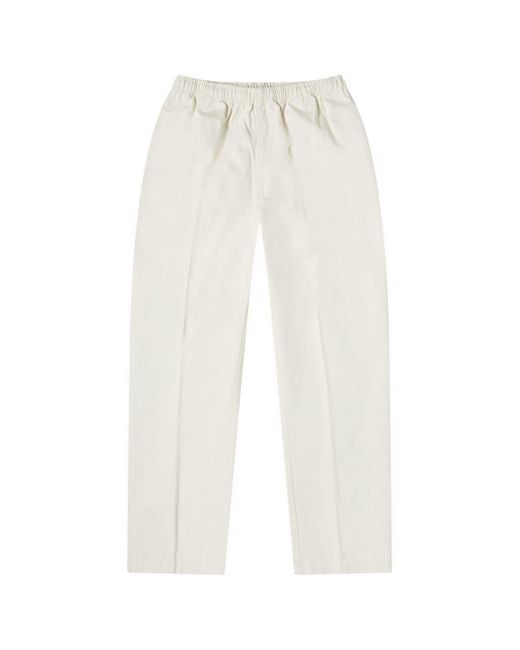 Obey White Easy Twill Pants for men