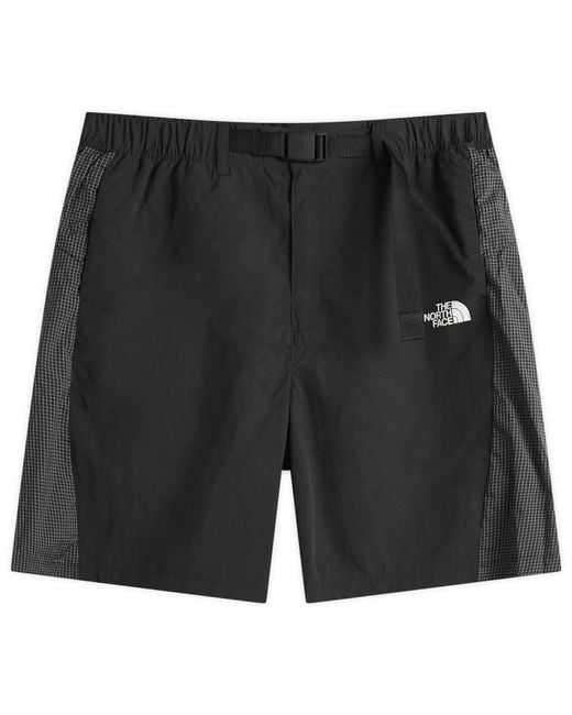 The North Face Black Nse Belted Shorts for men