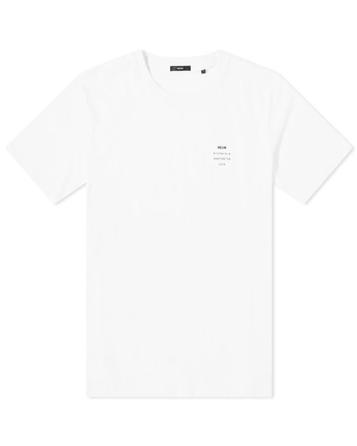 Neuw White Organic Band T-Shirt for men