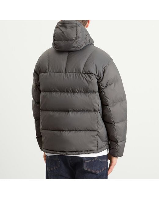 FRIZMWORKS Gray Altavia Down Parka Jacket for men