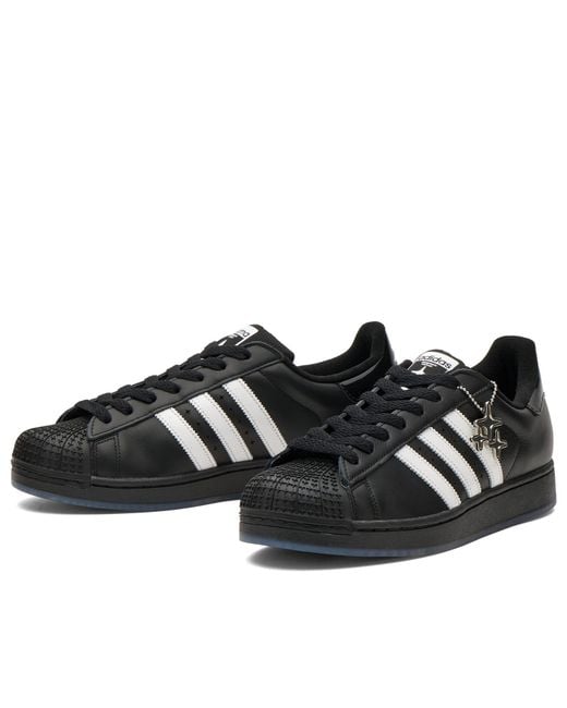 Adidas Black X Drama Call Superstar Sneaker