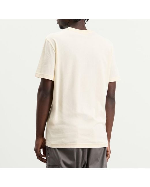 Moncler Natural Cotton Logo T-Shirt for men