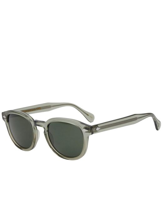 Moscot Gray Lemtosh Sunglasses Sage/G-15