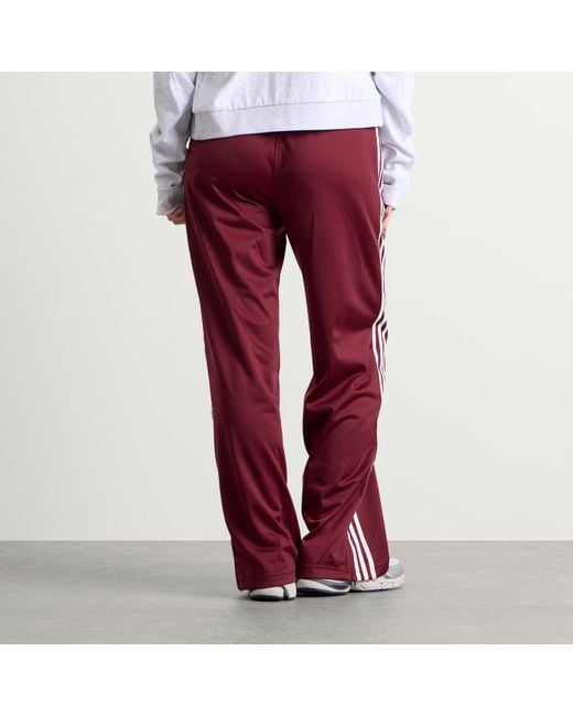 Adidas Red Pleated Firebird Track Pant