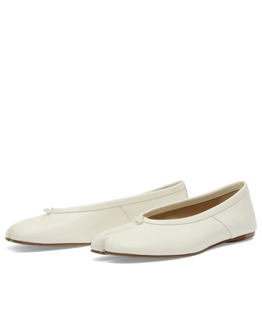 Maison Margiela Metallic Tabi Ballerinas