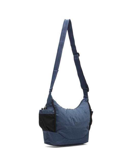 F/CE Blue Textured Twill 2-Way Shoulder Bag