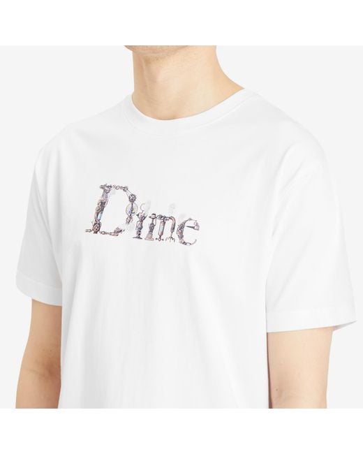 Dime White Classic Steampunk T-Shirt for men