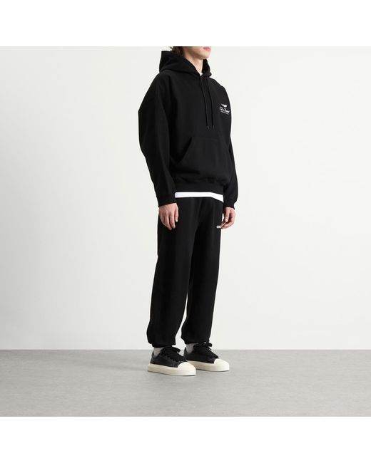 Cole Buxton Black Sportswear Sweat Pants for men