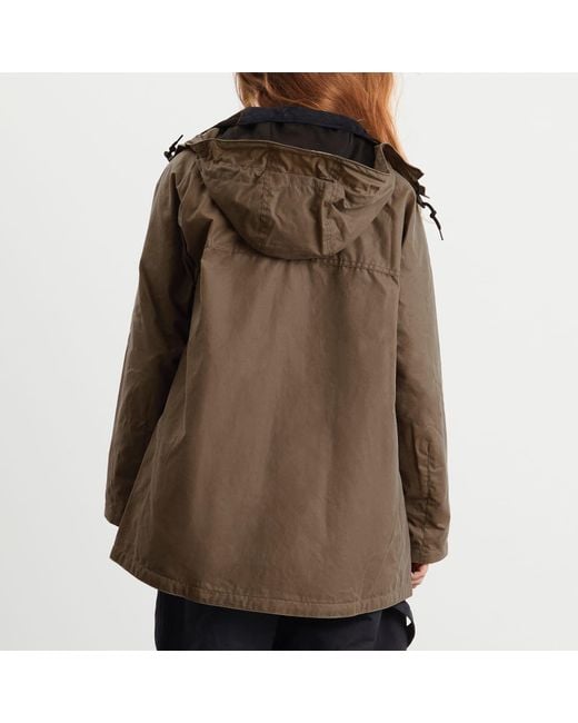 Barbour Brown X Margaret Howell Stand Collar Parka Jacket