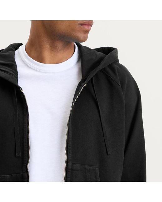 Second/Layer Black Second Layer Rola Zip Hoodie for men