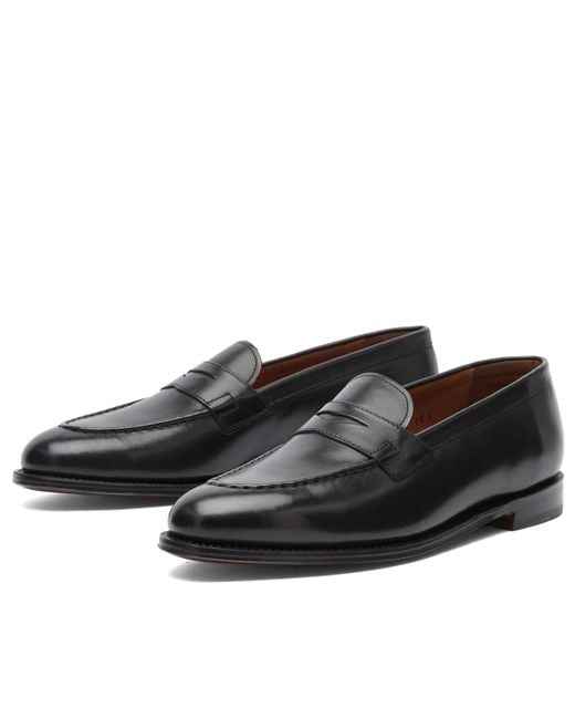 GRENSON Black Lloyd Loafer for men
