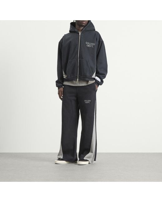 GALLERY DEPT. Black Twisted Leg Flare Sweatpant for men