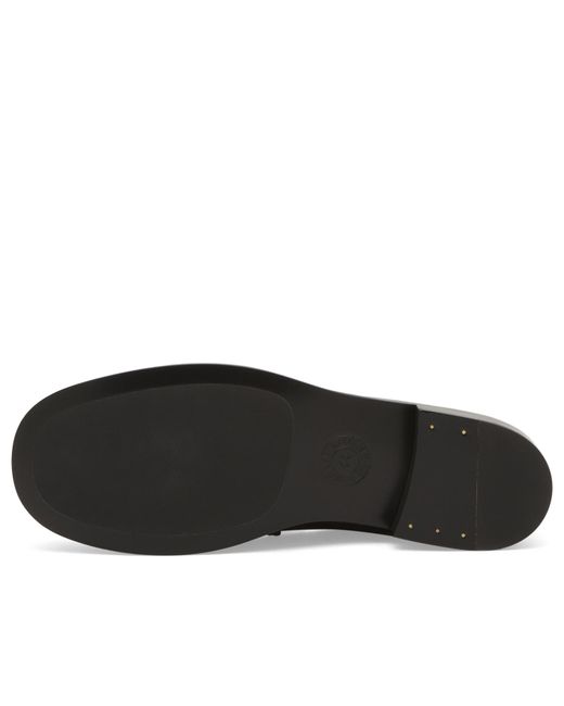 Dries Van Noten Black Leather Loafer for men