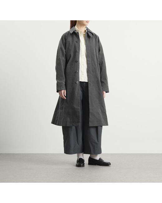 YMC Black Runner Trench Coat