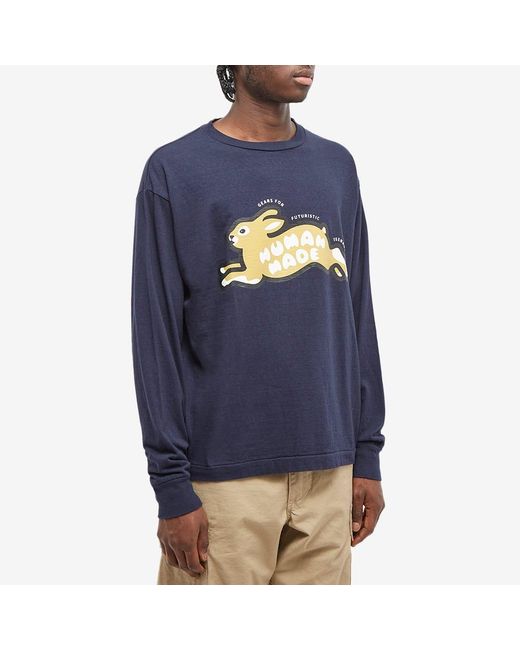 HUMAN MADE - やっちHUMAN MADE RABBIT L/S T-SHIRT Human Made Shibuya Rabbit T-Shirt - SMALL | eBay