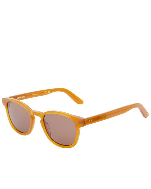 ACE & TATE Brown Alfred Sunglasses for men