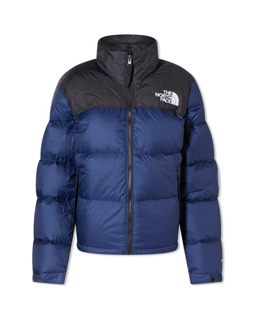 The North Face Blue 1996 Retro Nuptse Brand-embroidered Regular-fit Shell-down Jacket