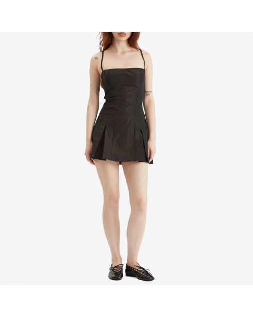 Peachy Den Black Michele Mini Dress