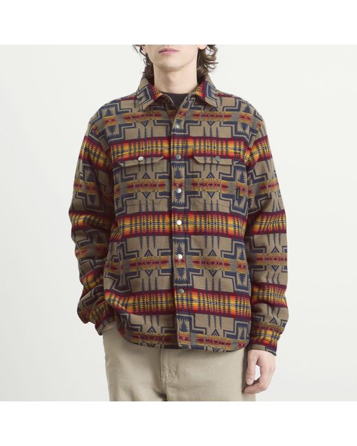 Pendleton Brown Bay City Overshirt for men