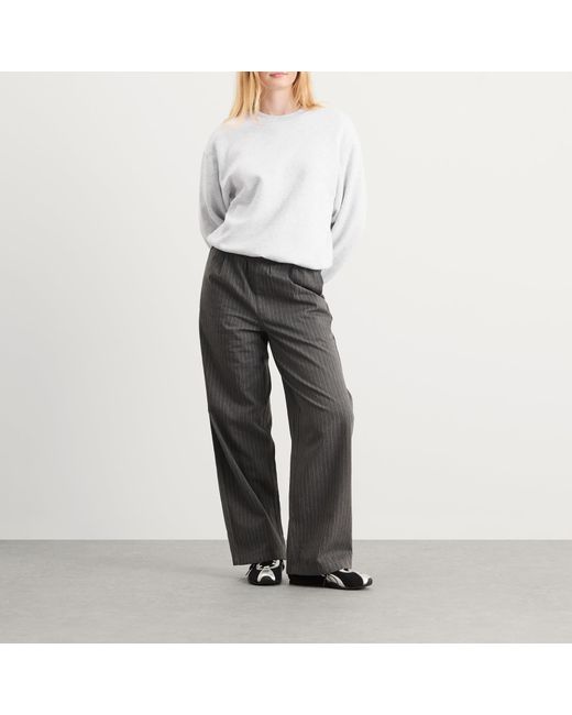 Obey Gray Irina Pleated Trousers