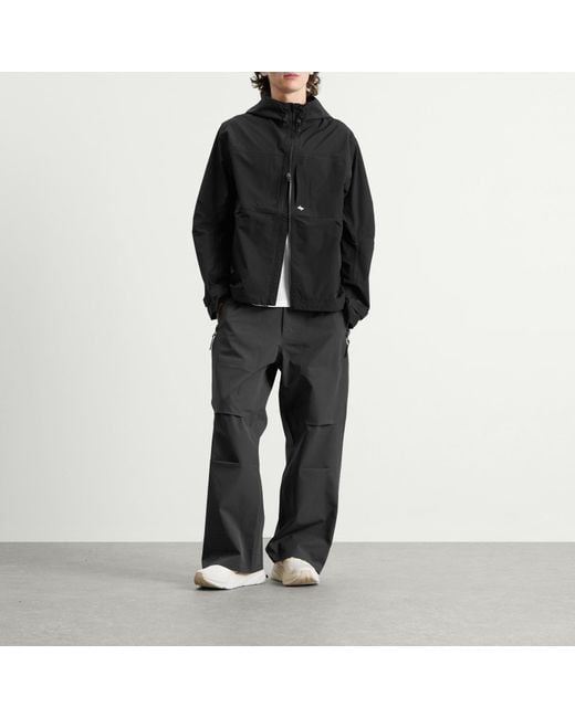REPRESENT 247 Black Waterproof Jacket for men