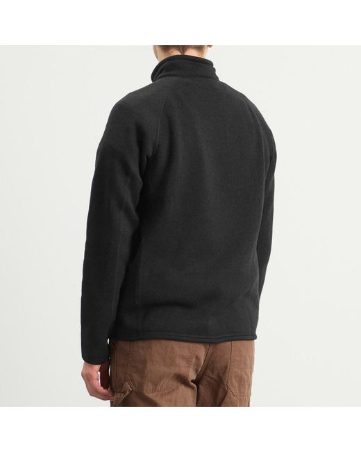 Patagonia Black Better Sweater 1/4 Zip Jacket for men