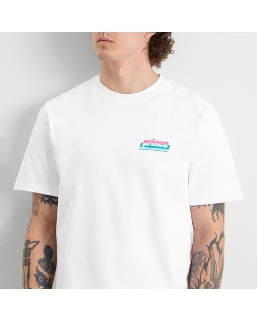 Les Deux White Prince P T-Shirt for men