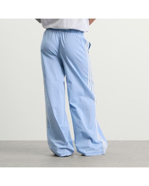 Adidas Blue Denim Wide Leg Pants